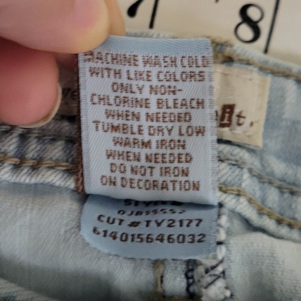Wear it Declare it Light Blue Wash Juniors Twee Boho Casual Skinny Jeans - Picture 7 of 7